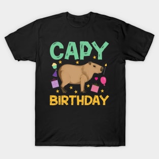 Capy Birthday Cappybara Capybara T-Shirt